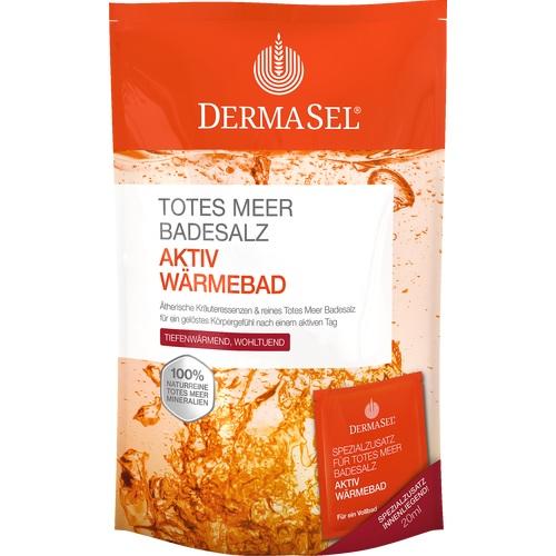 DermaSel| Totes Mee|r Badesalz |Aktiv Wärmebad | 420g