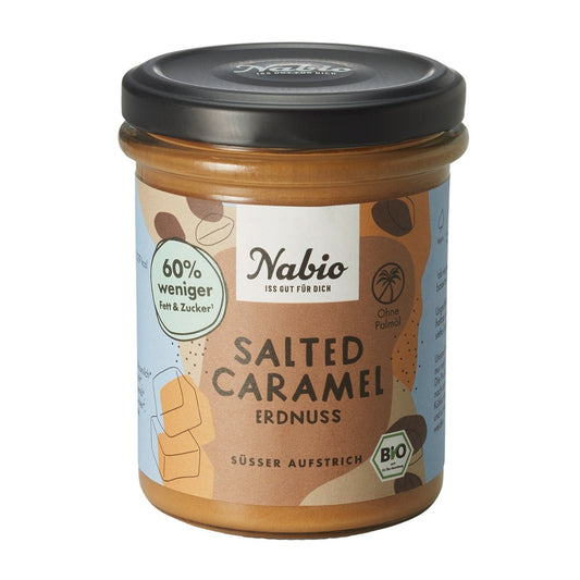 Nabio |Süßer Aufstrich| Salted Caramel Erdnuss| 175g