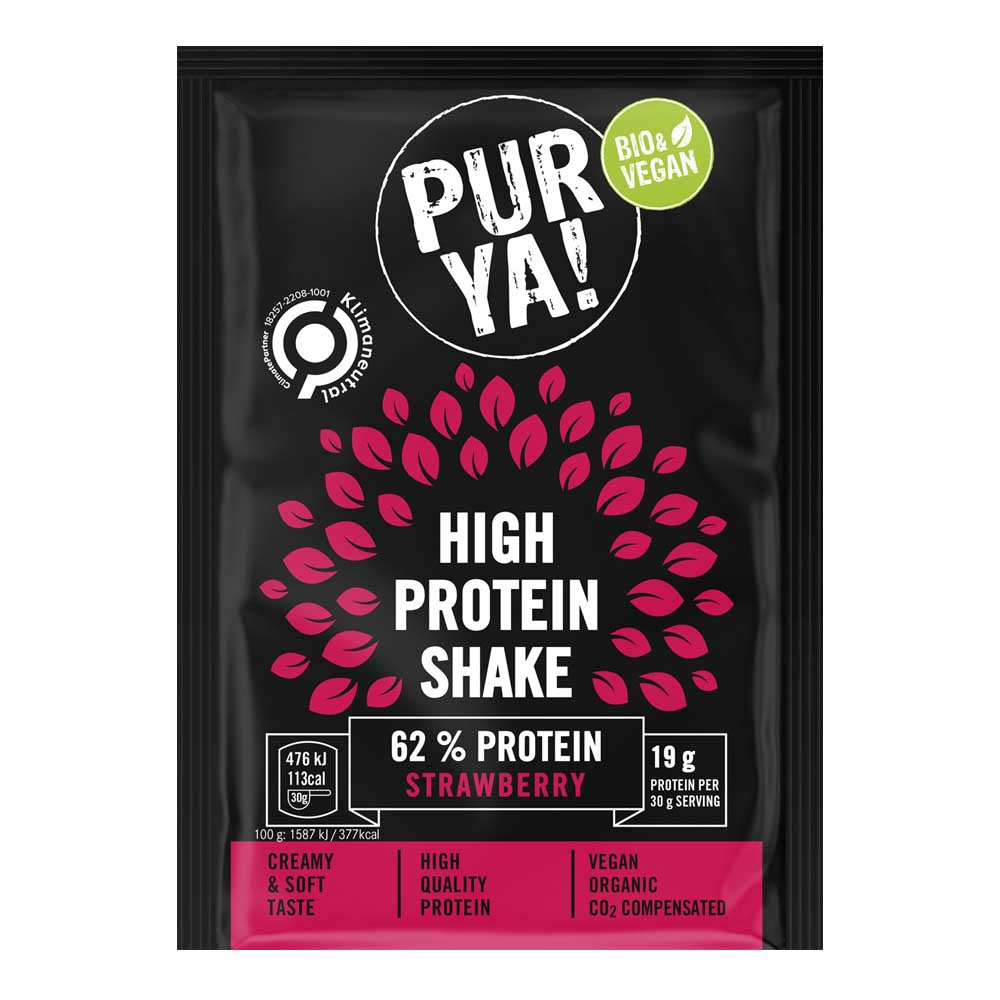 PURYA!| High Protein |Shake | Erdbeere 30g|