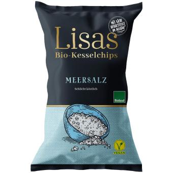 Lisa´s Bio|Aroma| Snacks |Kessel |Chips| Meeressalz |125g